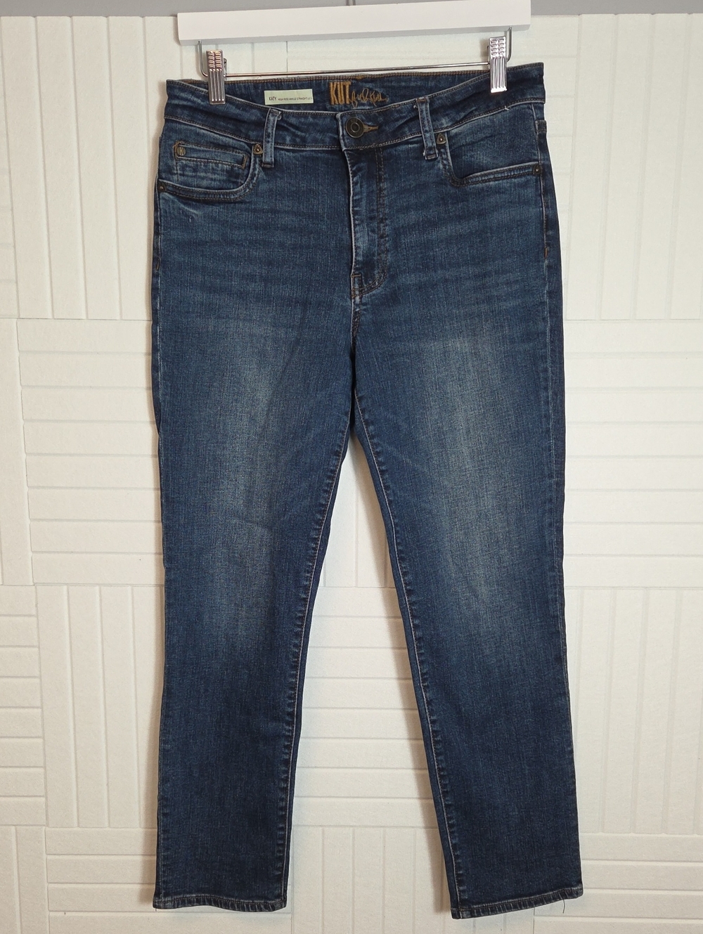 Kut From The Kloth Katy High Rise Ankle Straight Leg Jeans Size 6